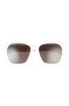 Balenciaga 56mm Square Sunglasses In Ivory