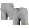 MITCHELL & NESS MITCHELL & NESS HEATHERED GRAY LAFC LOGO SHORTS