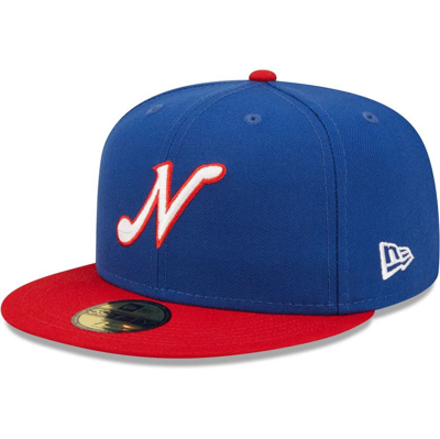 New Era Blue Nashville Sounds Authentic Collection Team Alternate 59fifty Fitted Hat