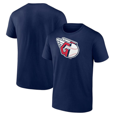 Fanatics Branded Navy Cleveland Guardians Official Logo T-shirt