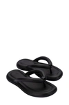 Melissa Free Water Resistant Flip Flop In Black/ Beige