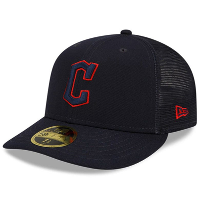 New Era Navy Cleveland Guardians 2022 Batting Practice Low Profile 59fifty Fitted Hat