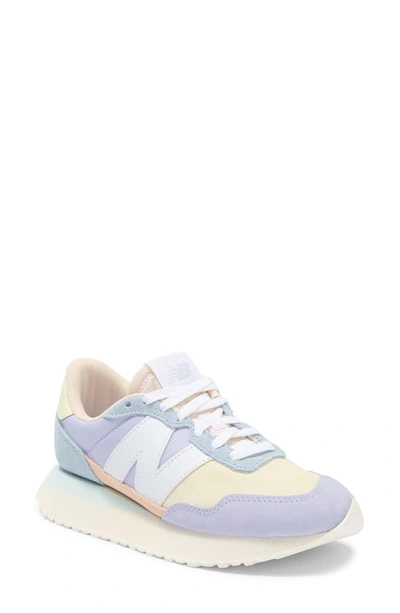 New Balance Women's 237 Patchwork Casual Sneakers From Finish Line In Purple