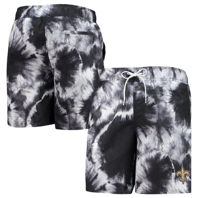 G-iii Sports By Carl Banks Black New Orleans Saints Splash Volley Swim Shorts