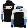 Mitchell & Ness Men's  Black Nba Hardwood Classics 1997 All-star Game Colorblock Fusion Pullover Hood In Black