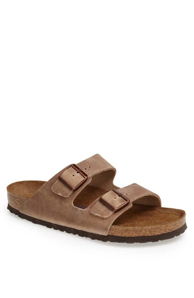 Birkenstock Men's Arizona Oiled Leather Sandals In Brown