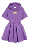 FENDI KIDS' CUTOUT WAIST HOODED DRESS