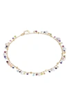 Marco Bicego 18k Yellow Gold Paradise Pearl Mixed Gemstone And Cultured Freshwater Pearl Necklace, 18