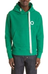 Craig Green Eyelet-embellished Fleece Hoodie In Green