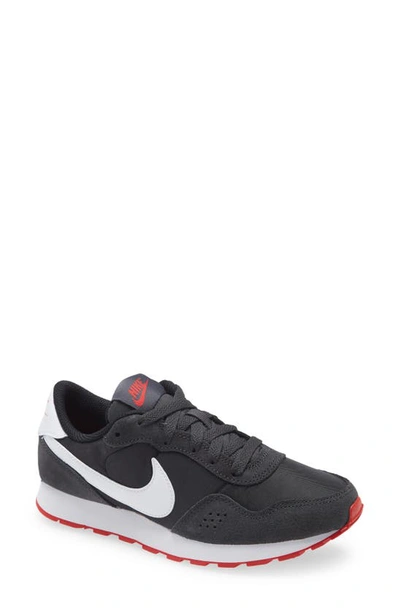 Nike Md Valiant Big Kids' Shoes In Black/white/dark Smoke Grey/university Red