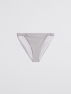 Filippa K Printed High Brief In Beige Stripe Print