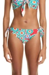 La Doublej Reversible Floral Print Bikini Bottom In Crazy Daisy