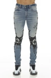 Cult Of Individuality Punk Super Skinny Jeans In Acid