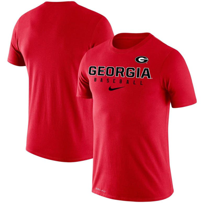 Nike Red Georgia Bulldogs Baseball Legend Performance T-shirt