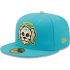 NEW ERA NEW ERA AQUA PERROS SANTOS DE CHARLESTON COPA DE LA DIVERSION 59FIFTY FITTED HAT