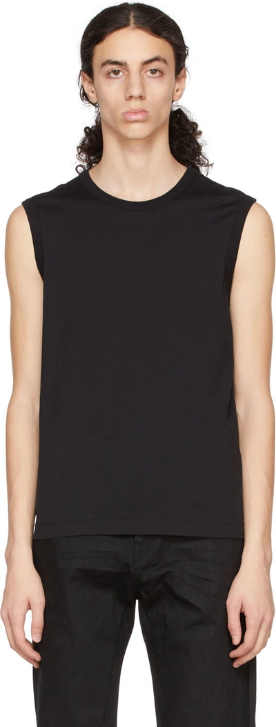 Ann Demeulemeester Black John Tank Top