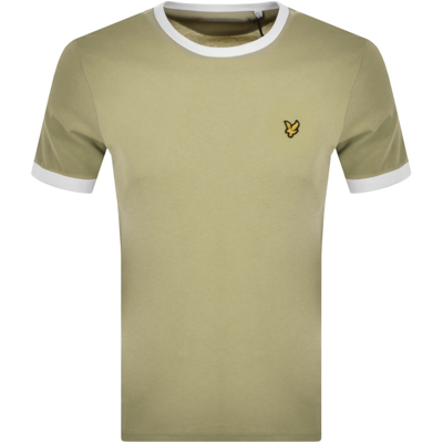 Lyle & Scott Lyle And Scott Ringer T Shirt Green