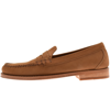 GH BASS GH BASS WEEJUN HERITAGE SUEDE LOAFERS BROWN