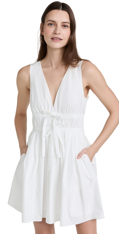 Amanda Uprichard Sleeveless Morello Dress In White