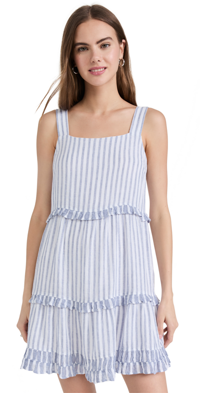 Rails Womens Sandy Dress In Blue Stripe In Blue Iris Stripe Mix