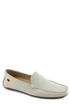 Marc Joseph New York 'broadway' Driving Shoe In Off White Suede