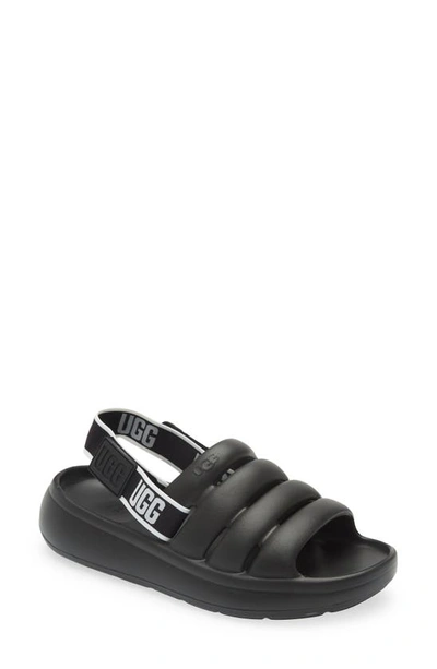 Ugg Sport Yeah Water Resistant Slingback Sandal In Black