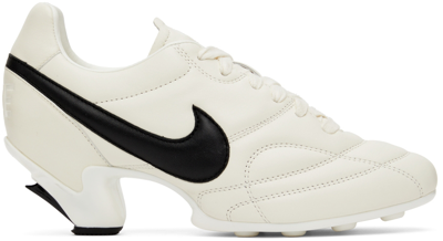 Comme Des Garçons White Nike Edition Premier Sneaker Heels In Neutrals