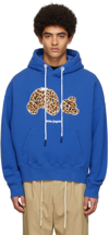 PALM ANGELS BLUE BEAR HOODIE