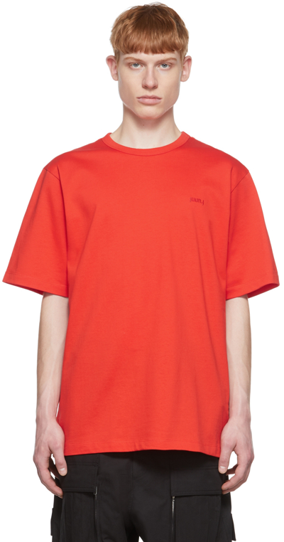 Juunj Cotton Graphic T-shirt In 6 Red