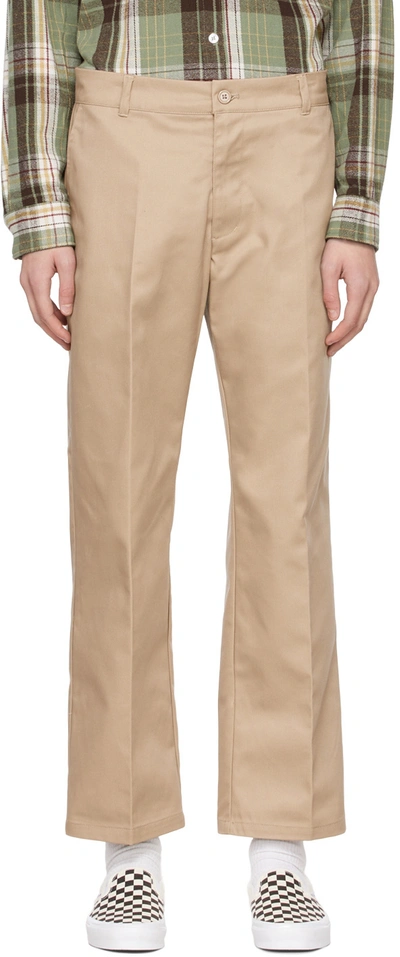 Noon Goons Club Straight-leg Trousers In Nude
