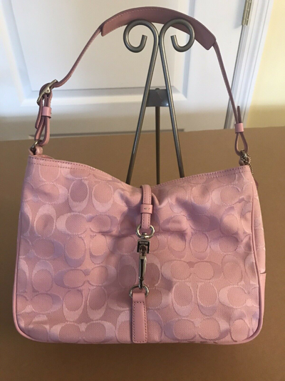 バッグ Coach 6091 Signature Clip Shoulder bag Pre-owned Coach Authentic Hampton Signature Clip Shoulder Handbag