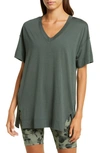 Zella All Day Oversize T-shirt In Green Urban