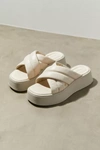 Vagabond Shoemakers Courtney Cross Strap Sandal In Ivory