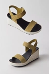 Sorel Cameron Wedge Espadrille Sandal In Olive