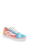 Vans Old Skool Tie-dye Sneakers In Tie Dye Block Multi/true Whit