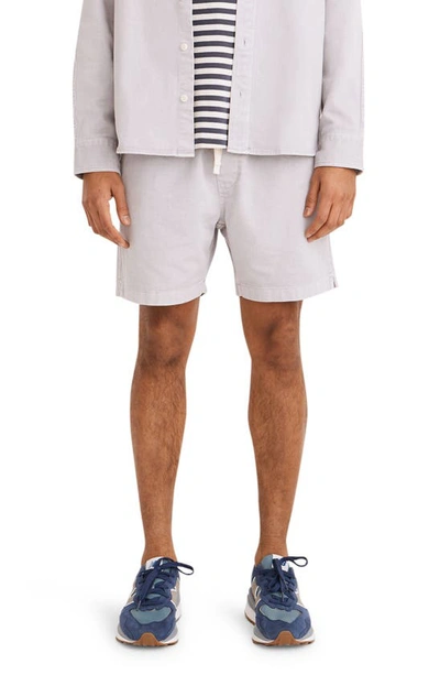 Madewell Cotton Everywhere Shorts In Faded Lavender