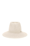 Totême Neutral Panama Raffia Bucket Hat In White