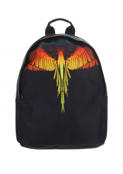 Marcelo Burlon County Of Milan Icon Wings Side Backpack In Black