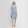 Jacquemus Hielo Cutout Stretch Wool Halter Neck Minidress In Blue