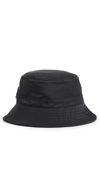 Our Legacy Black Dense Liquid Bucket Hat In Black