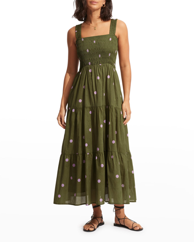 seafolly green dress Seafolly Collective Cross Back One Piece in Olive – Rumpus Resort main image 0