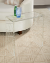 John-richard Collection Crystal Nesting Table