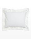 Matouk King Scallops Embroidered Sham In Champagne