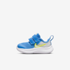 Nike Star Runner 3 Baby/toddler Shoes In Grey Fog,photo Blue,atomic Green,white