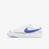 Nike Kids' Blazer Low '77 Low Top Sneaker In White,chlorophyll,black,medium Blue