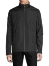 Calvin Klein Men's Standcollar Zip Up Jacket In Black