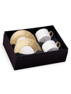 L'objet Aegean 2-piece Teacup & Saucer Set In Gold