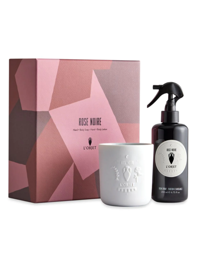 L'objet Rose Noire Room Spray & Candle Gift Set