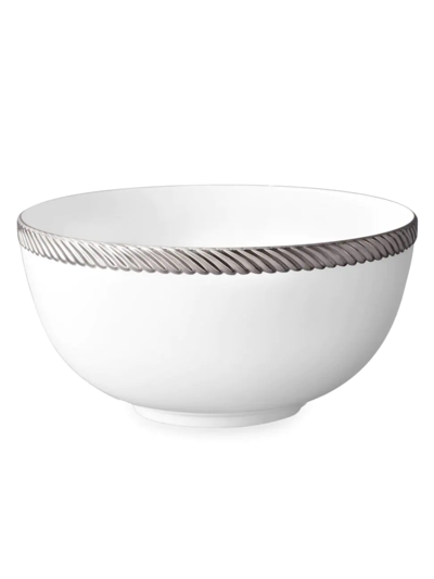 L'objet Corde Porcelain Bowl In Platinum