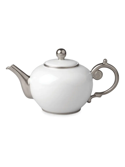 L'objet Aegean Porcelain Teapot In Platinum